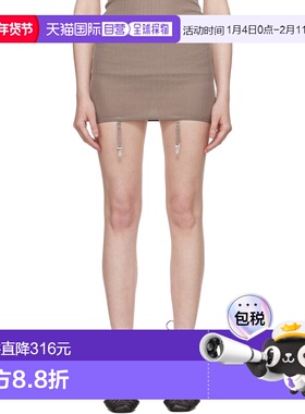 1h可退 香港直邮潮奢 Lemaire 女士 灰褐色 Underwear Suspenders