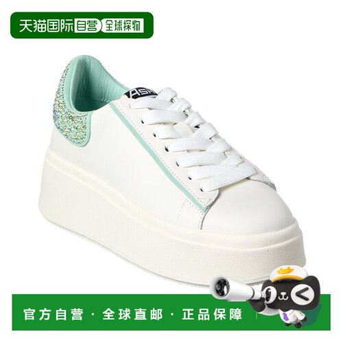 自营Ash Moby Strass Leather Sneaker - WHITE 女鞋美国直发奥莱