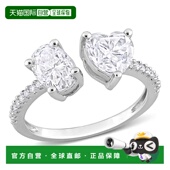 max925 纯银 自营 mimi TGW 椭圆形和心形莫桑石镶嵌