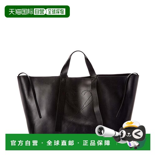自营off-white白色Day Off大号皮革手提包-黑色 美国奥莱直发
