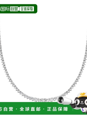 自营 Ross-Simons 实验室培育钻石刻度 925 银网球项链 - 20 英寸