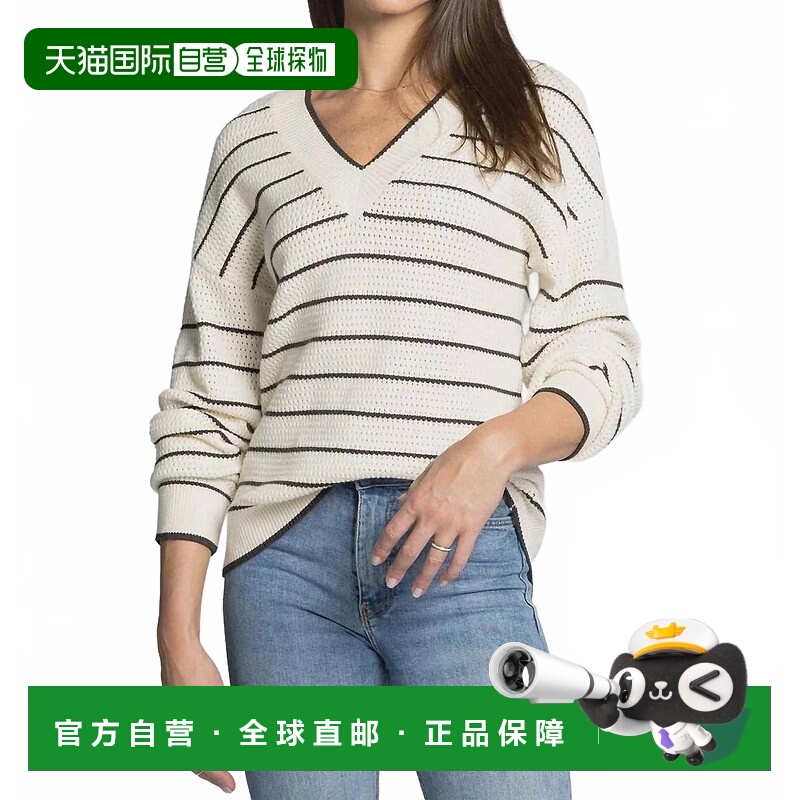 自营thread & supplyIra Deep V-Neck Sweater In Multi - multi