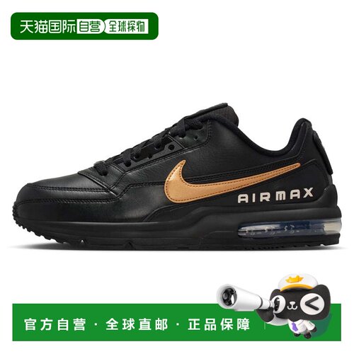 自营nikeMen's Air Max LTD 3 Premium黑色金属金色幻影-黑色金属