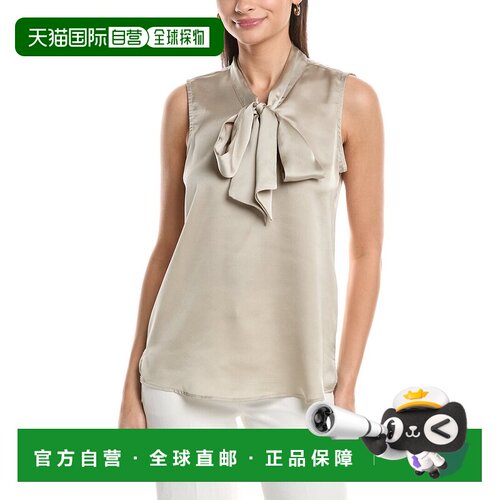 自营Tahari ASL Top - BROWN 女装上衣美国直发奥莱