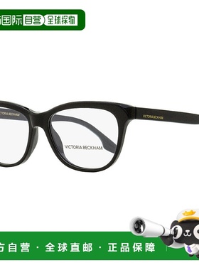 自营 Victoria Beckham 女士长方形眼镜 VB2607 001 黑色 55 毫米