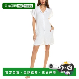 自营Sol Angeles Crepe Romper - white 美国奥莱直发