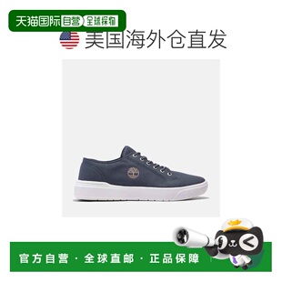 自营timberlandMen's Seneca Bay Sneaker - dark blue canvas 美