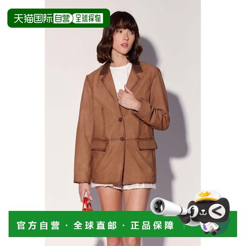 自营walter bakerRAY BLAZER-棕色 美国奥莱直发