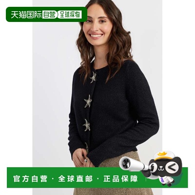 自营chinti & parkerBlack Laura Whitmore Shooting Star Cardig