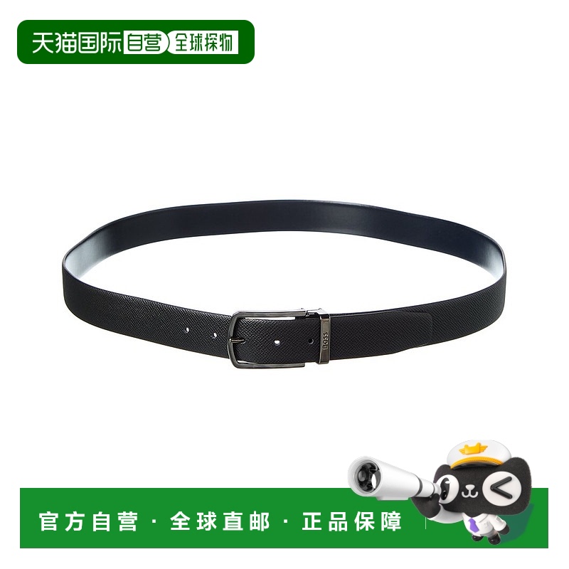 自营 Hugo Boss Ofis双面皮带-黑色 美国奥莱直发