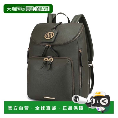 自营mia k collectionAngela Large Backpack Vegan Leather by M