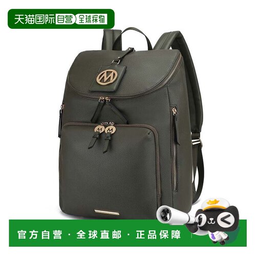 自营mia k collectionAngela Large Backpack Vegan Leather by M