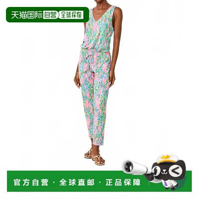 自营lilly pulitzerPaulina Jumpsuit In Unicorn Of The Sea 美