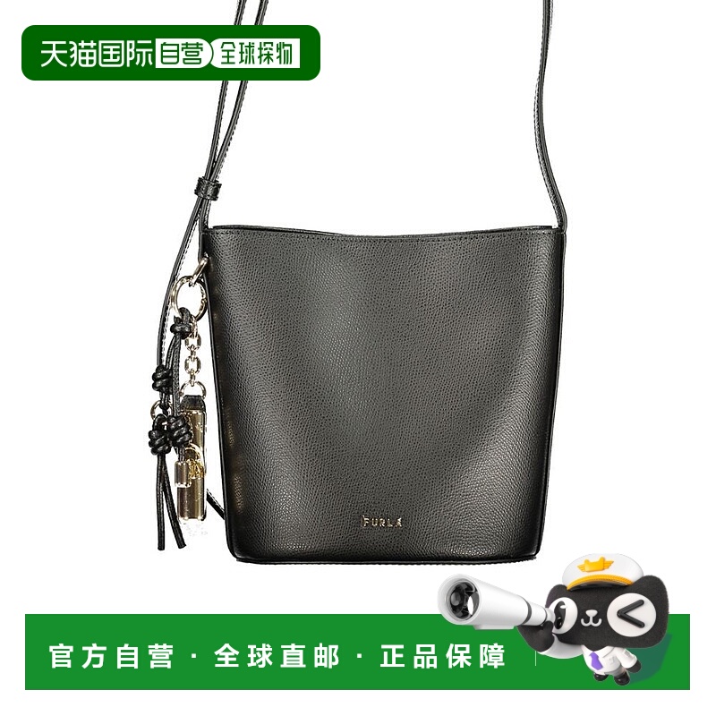 自营Furla Leather Women Women's Handbag - black 美国奥莱直发
