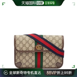 gucci 美国直邮 运动包古驰腰包五金腰带 99新未使用 男士