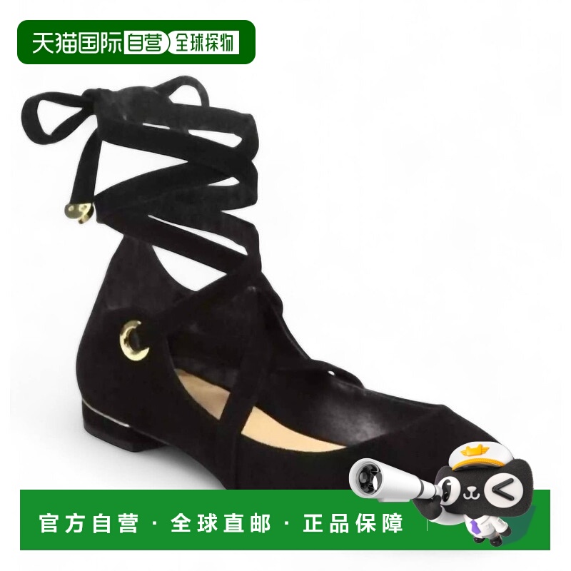 自营diane von furstenberg达喀尔芭蕾舞团黑色平底鞋 美国奥莱直