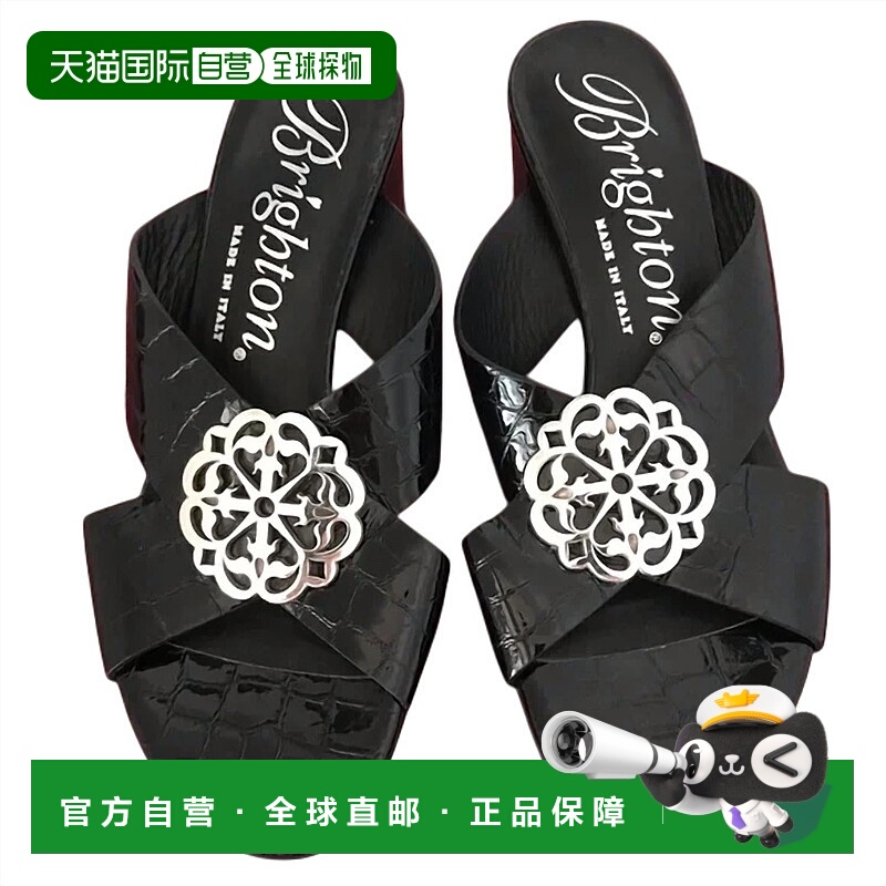 自营brightonWomen's Alison Sandal In Sioux Black - sioux bla