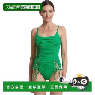 自营BECCA Color Code Paula Swimsuits Women's   Rouched One P