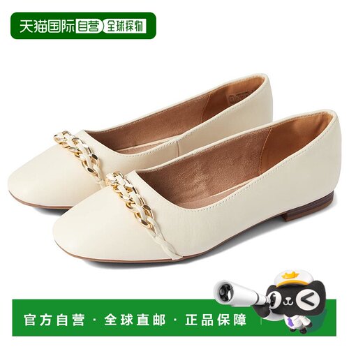 美国直邮Rockport 女士乐步时尚休闲鞋爆款进口懒人鞋芭蕾舞真皮