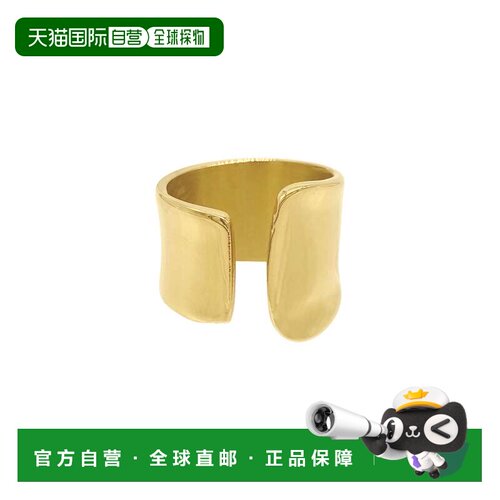 自营adornia抗锈蚀 14k 镀金高开口戒指 - 金色 美国奥莱直发