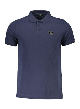 自营Cavalli Class Cotton Men Polo Men's Shirt - blue 美国奥