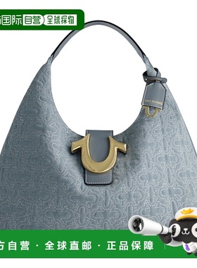 自营 True Religion绗缝马蹄大码牛仔布-牛仔 美国奥莱直发手提包