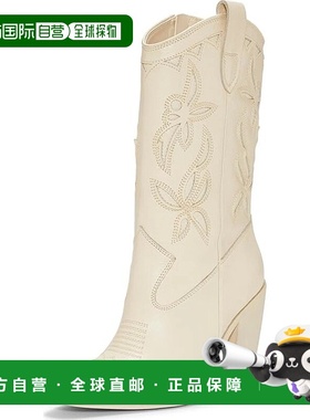 自营Vince Camuto Alisah Boots Women's  Ivory Mid-Calf Wester