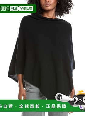 自营forteforteForte Cashmere Contrast Trim Cashmere Poncho -