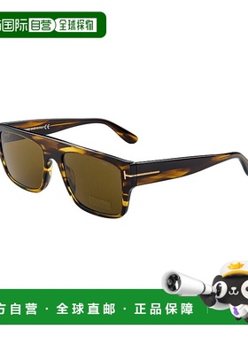 自营 Tom Ford中性款Dunning 55mm太阳镜-金色 美国奥莱直发