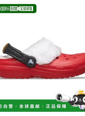 自营Crocs Classic Lined Santa 210932-6WE Clog Toddlers Red W