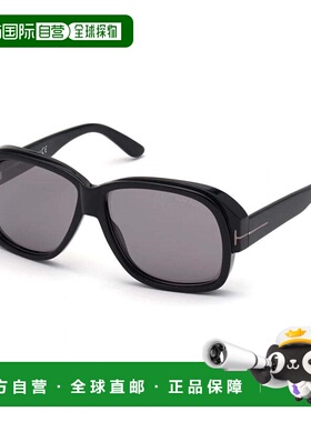自营Tom Ford Sunglasses Square Full Rim, Shiny Black Frame A