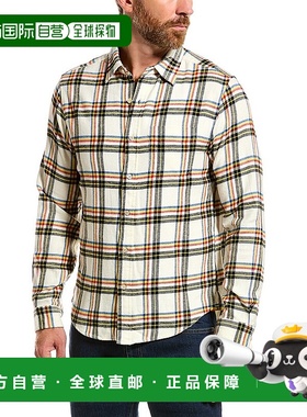 自营 ALEX MILL Mill 衬衫男春秋 白色 美国奥莱直发男装