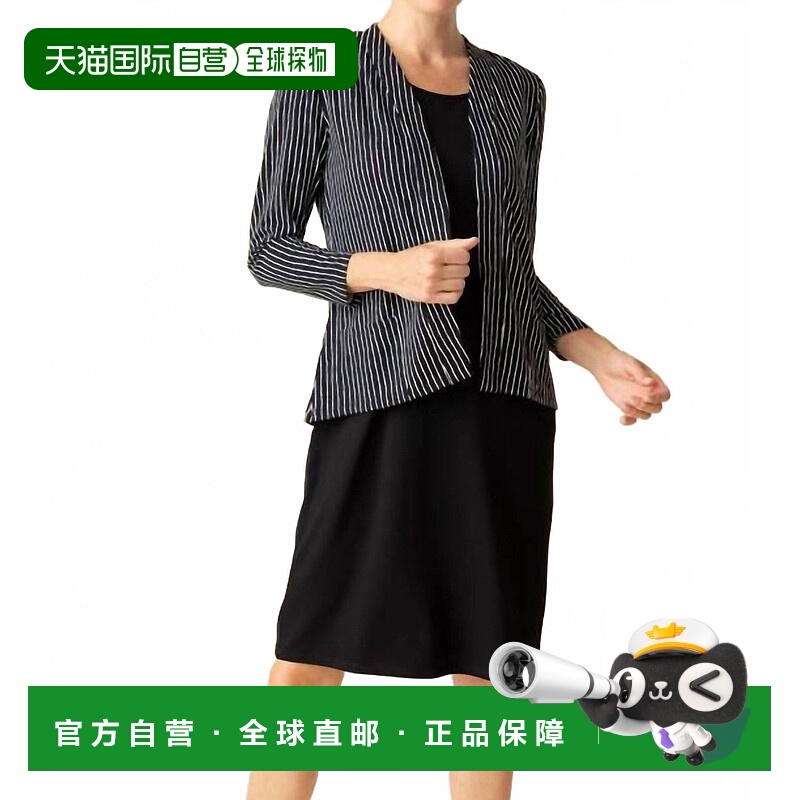 自营habitatCore Travel Bamboo Shirred Jacket In Black - blac