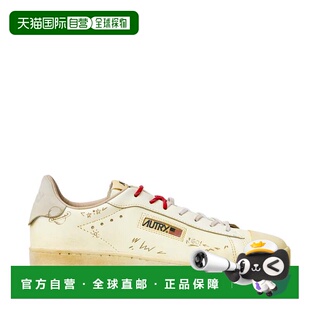 自营autryDallas Low Vintage Marshmallow Nabuk运动鞋-neutrals