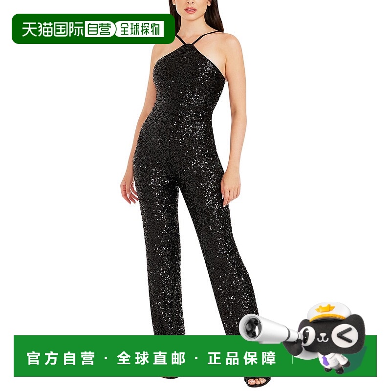 自营Dress The Population Darian Jumpsuit - jet black 美国奥