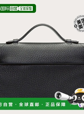 自营 Bally Magus 男士 6219902 黑色皮革手拿包钱包 多色 美国奥