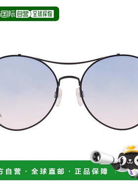 自营Tommy Hilfiger Blue Gradient Pilot Ladies Sunglasses TH