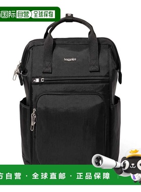 自营baggallini Securtex Anti-Theft Windsor Backpack - black