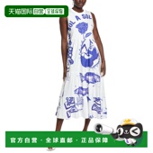 美国奥莱 Das Rio 自营FARM Shirt Rainha white Aguas Dress