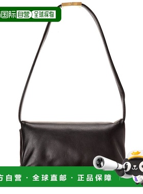 自营 Marni Prisma 小号皮革单肩包 - 黑色 美国奥莱直发斜挎包