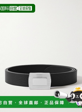 1h可退 香港直邮潮奢 andersons 男士 2.5cm 织纹皮革皮带 A3539A