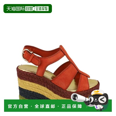 自营salvatore ferragamoRenee Wedge Espadrillas - rust 美国奥