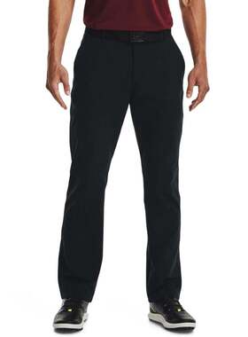 自营Men's Under Armour Matchplay Pants  Black Tapered Leg Fl