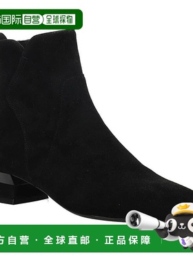 自营 Vaneli Penko 313429-001女式黑色方趾脚踝靴ZOGG814-黑色
