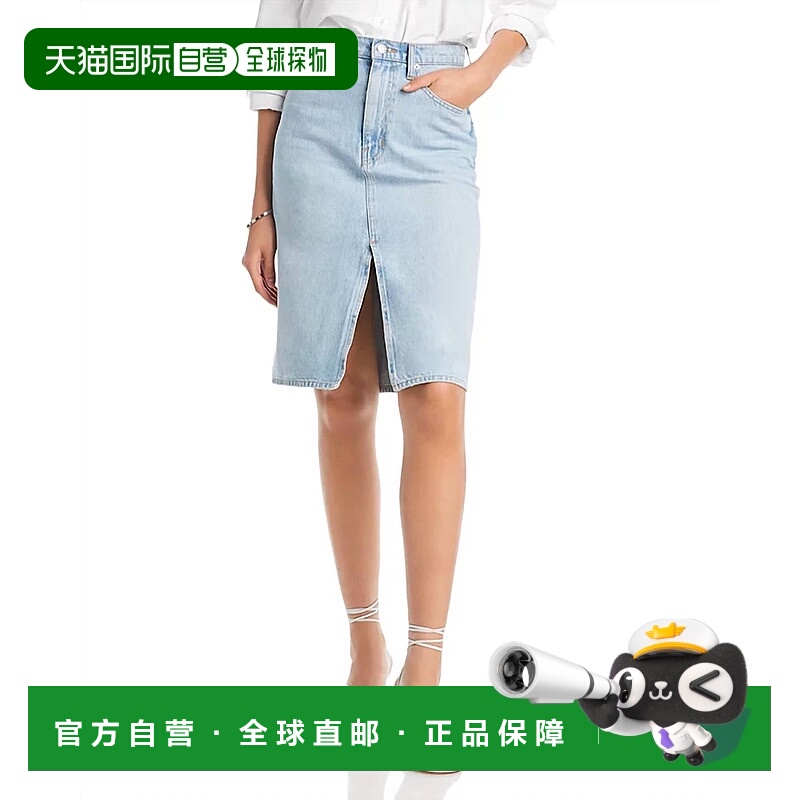 自营 derek lam 10 crosbyLudlow棉质朱丽叶高腰牛仔裙-Ludlow 美