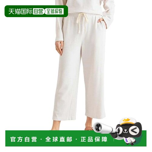 自营Splendid Bisous裤子女士白色棉质混纺抽绳FROG609-白色 美国