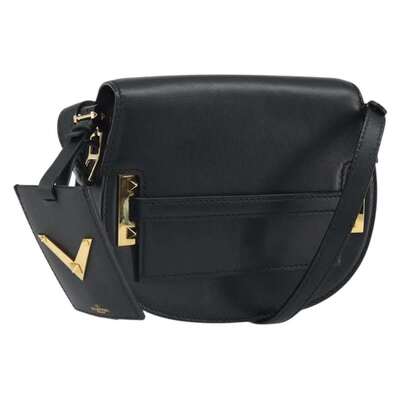 自营Valentino Garavani My Rockstud Saddle Bag Leather Leathe