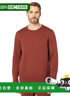 自营Madewell MWL Bettertery男式红色棉质圆领套头衫GBO51-红色