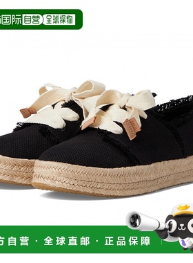 1h可退 美国直邮TOMS Carolina Lace-Up Black Beachside Woven/F