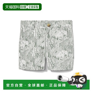 绿色 自营Janie 印花大象府绸短裤 Jack 美国奥莱直发 and